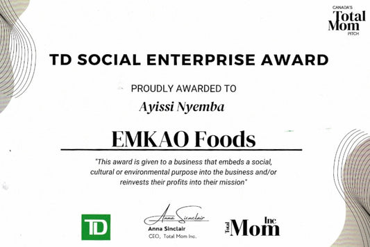 TD Enterprise Award by the CWE